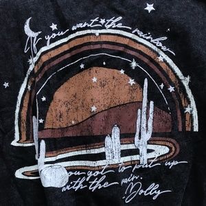 Sold out Dolly Parton NWOT rainbow shirt